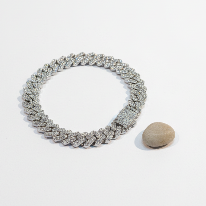 Iced Out Men's Cuban Link Bracelet