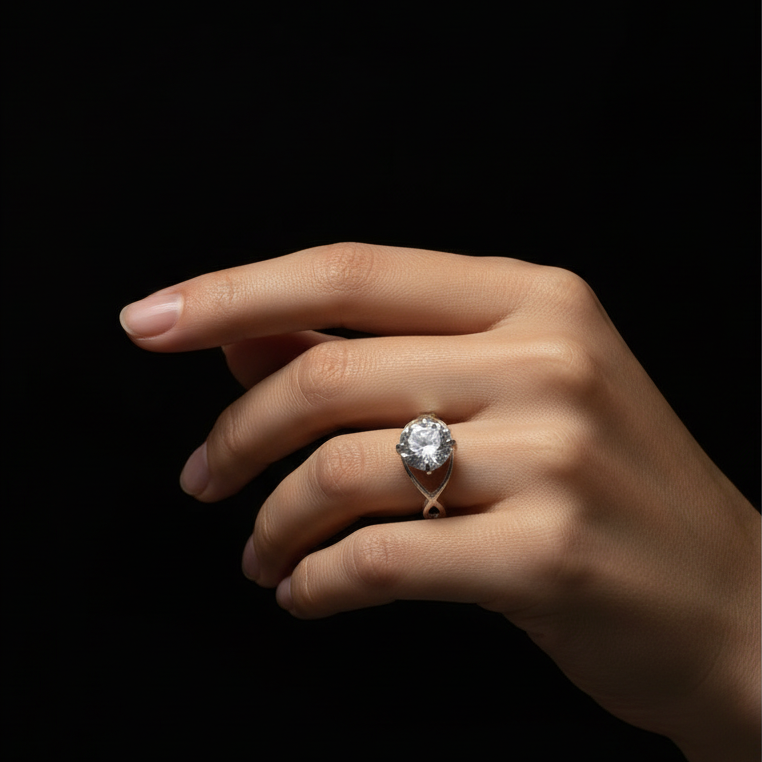 Diamond Infinity Ring