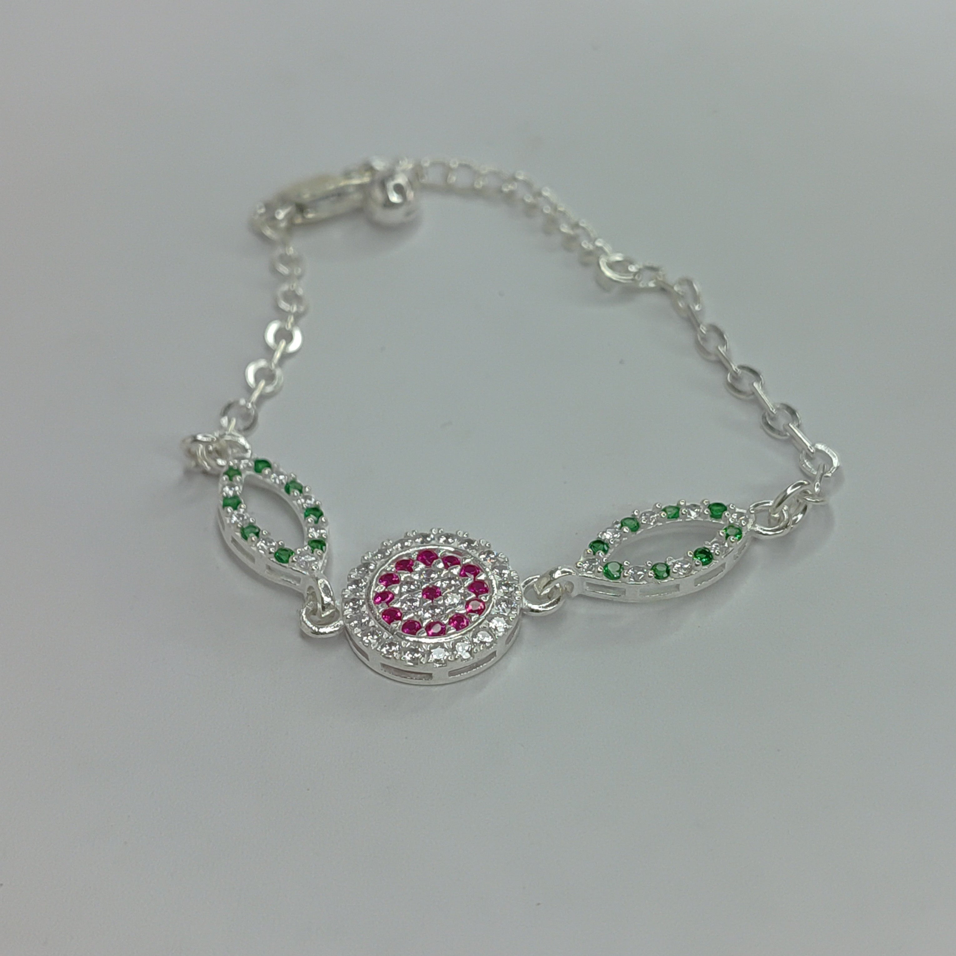 Silver Flower Bracelet