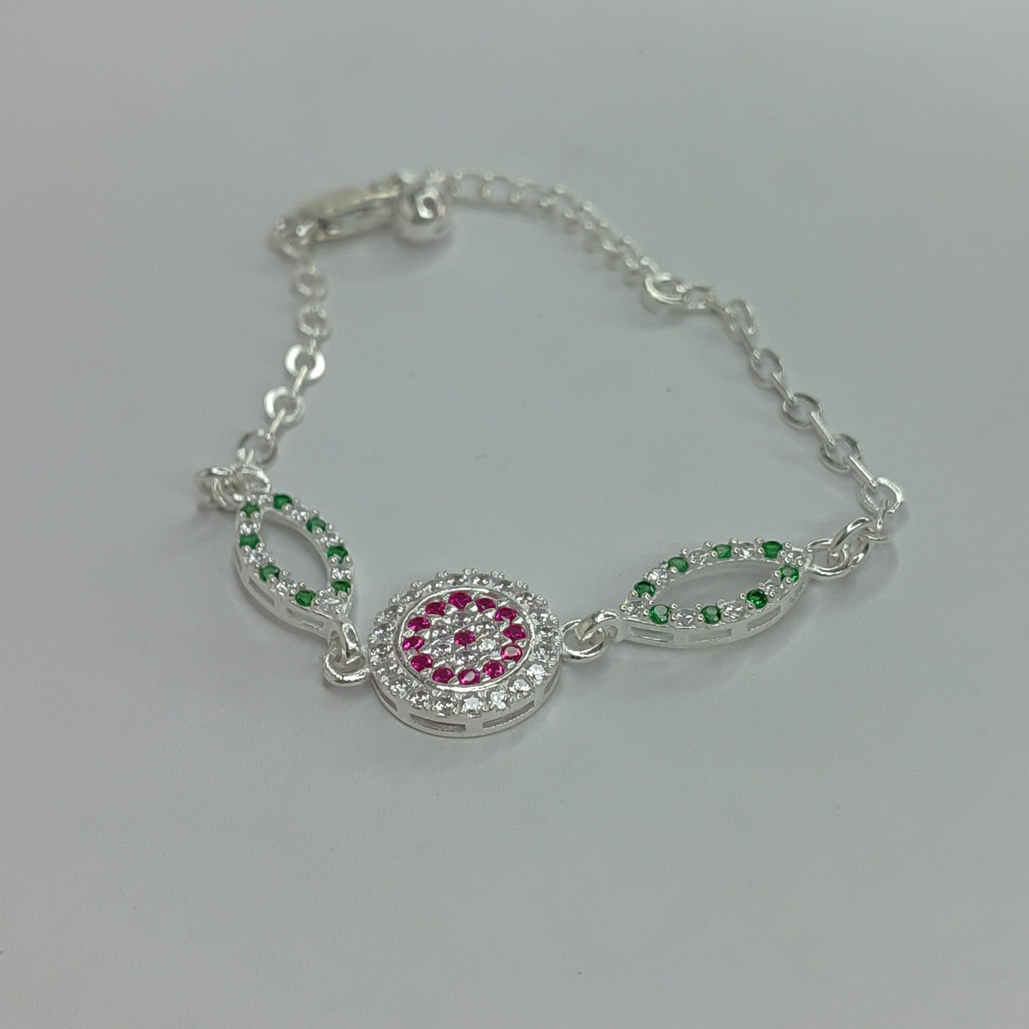 Silver Flower Bracelet