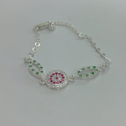 Silver Flower Bracelet