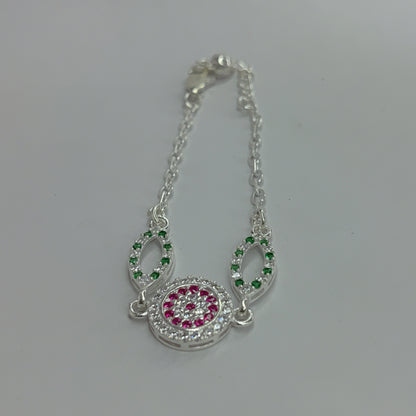Silver Flower Bracelet
