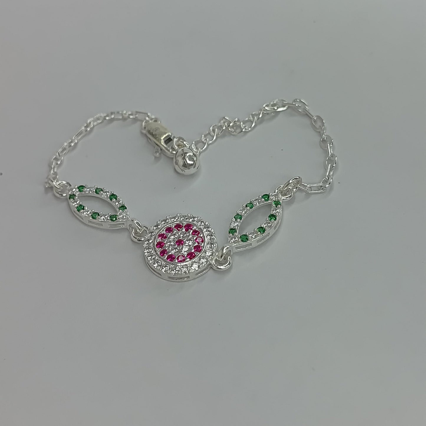 Silver Flower Bracelet