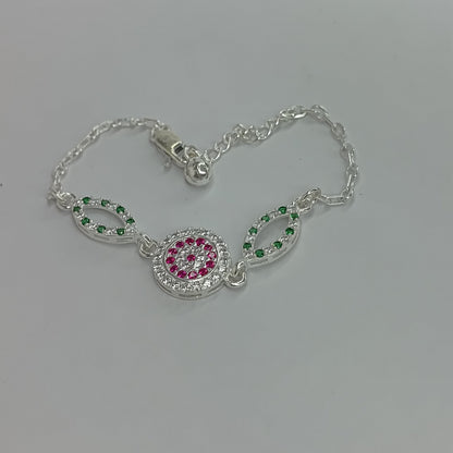 Silver Flower Bracelet