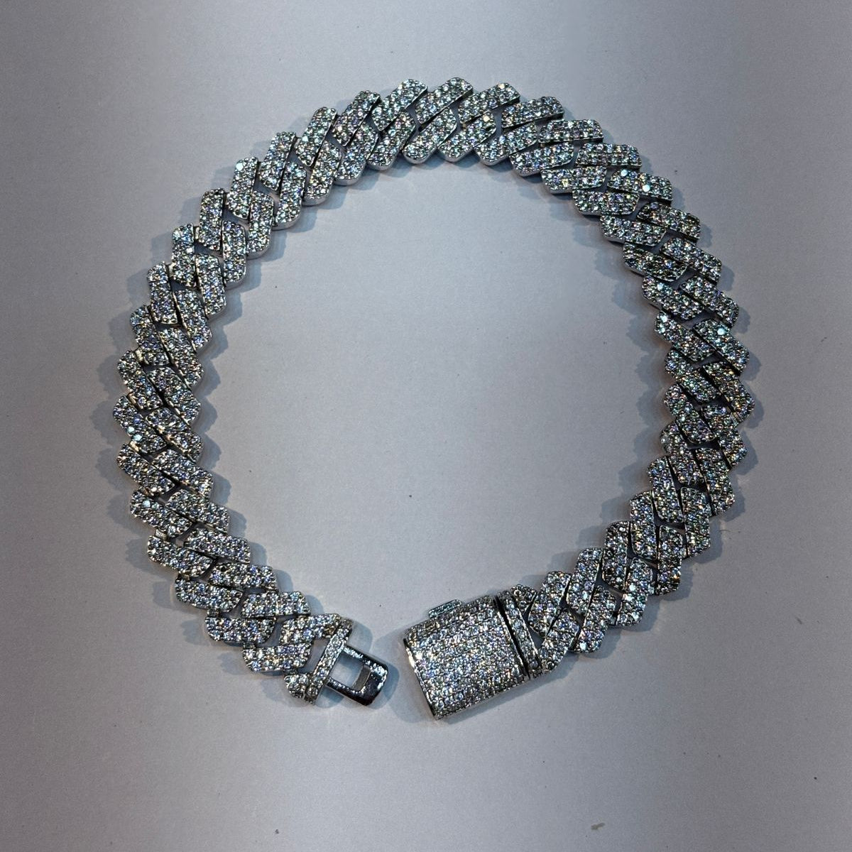 Iced Out Men's Cuban Link Bracelet