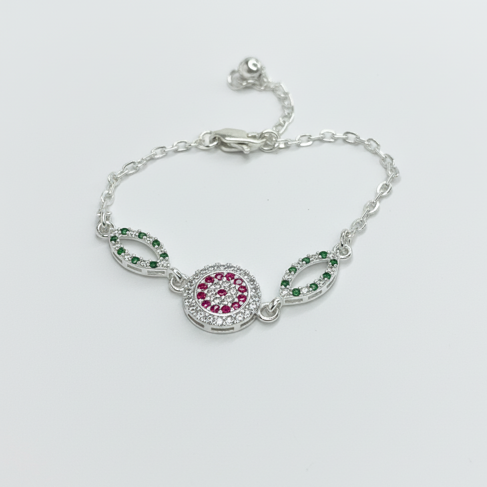 Silver Flower Bracelet