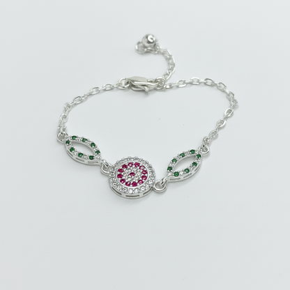 Silver Flower Bracelet