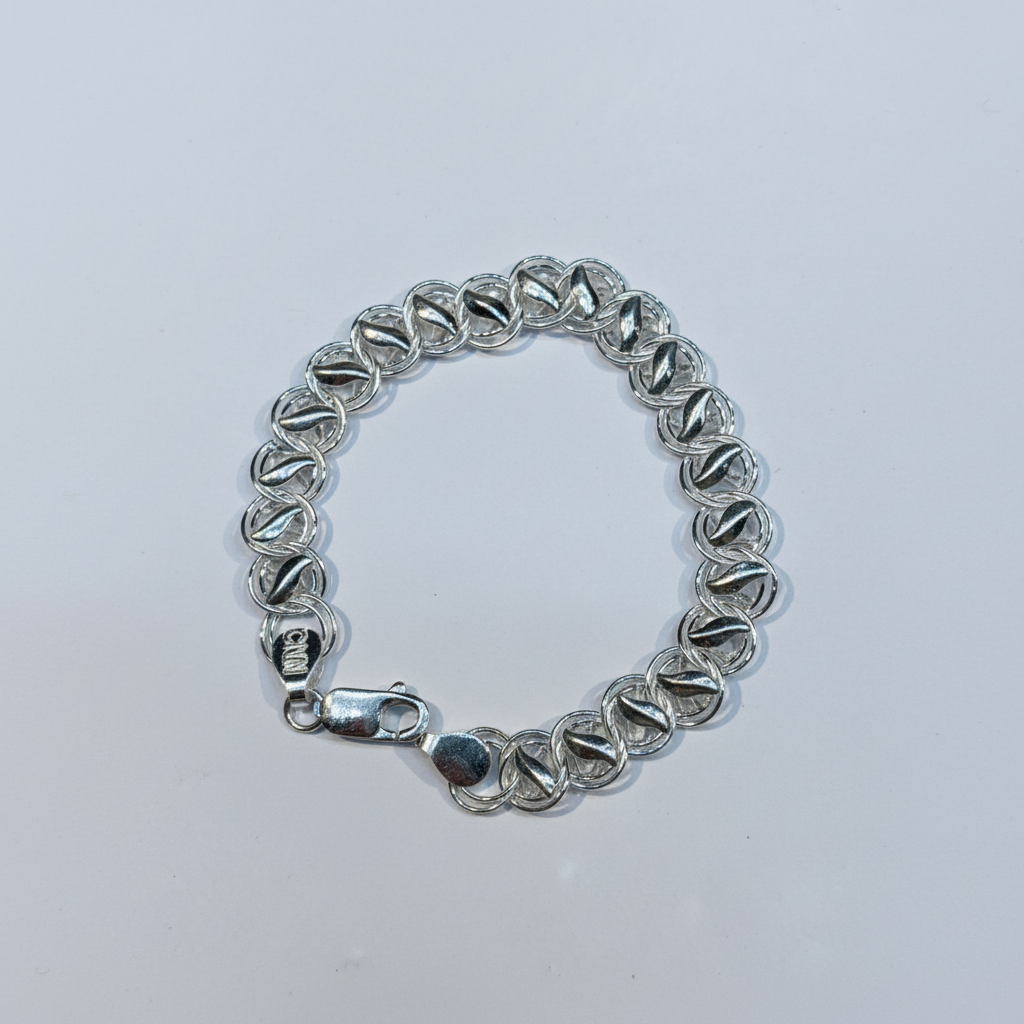 Men's Byzantine Link Bracelet- light weight