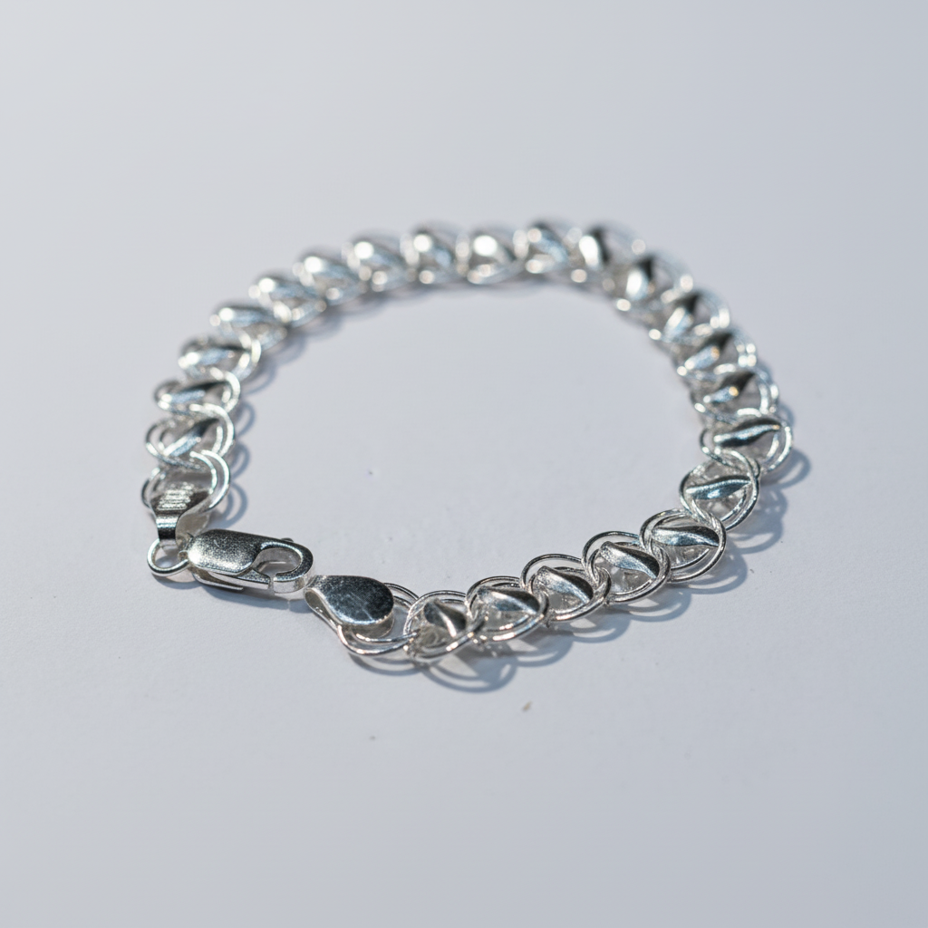 Men's Byzantine Link Bracelet- light weight