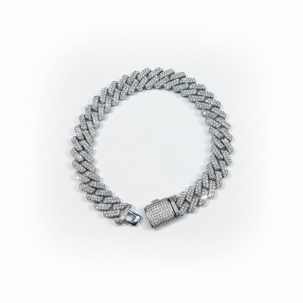 Iced Out Men's Cuban Link Bracelet