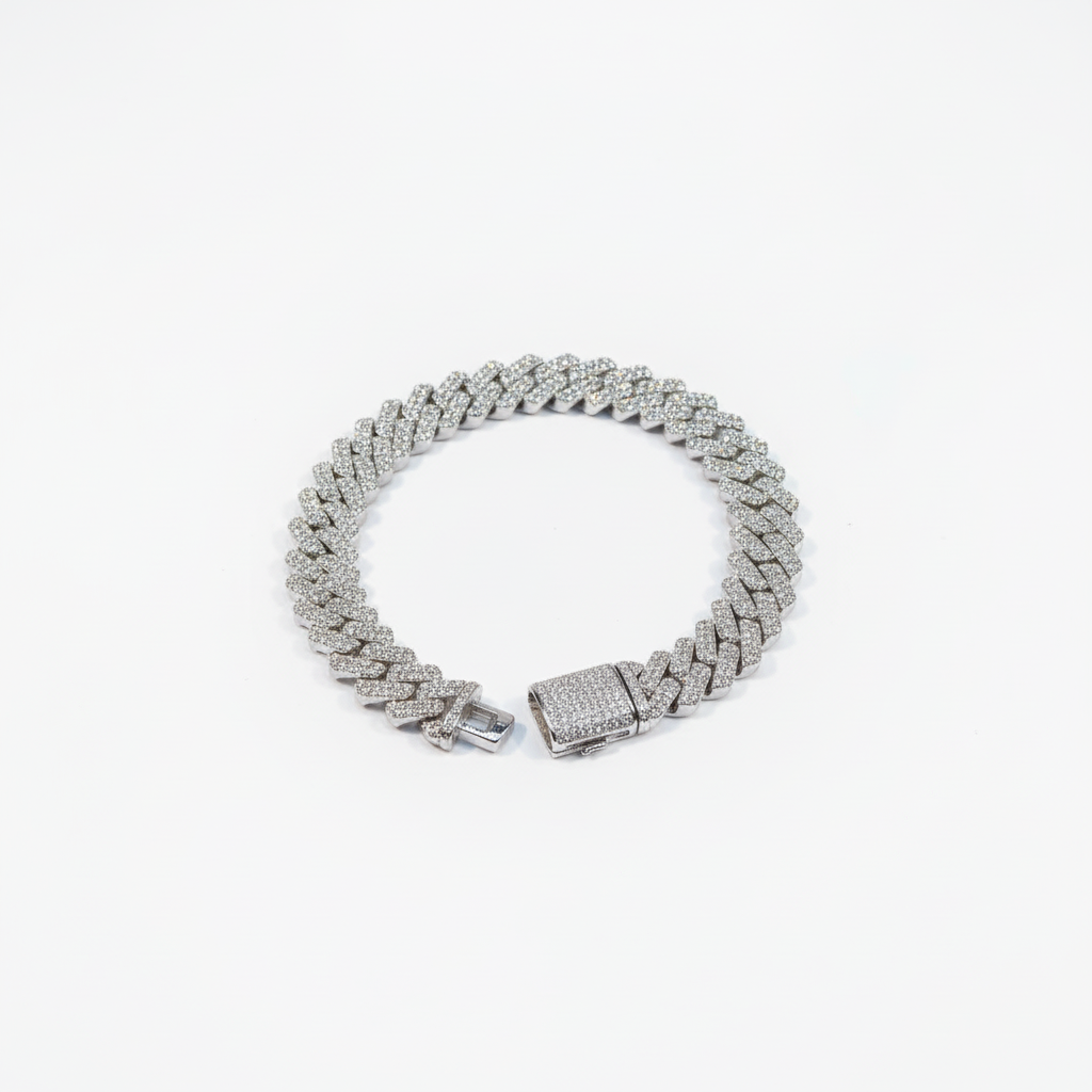 Iced Out Men's Cuban Link Bracelet