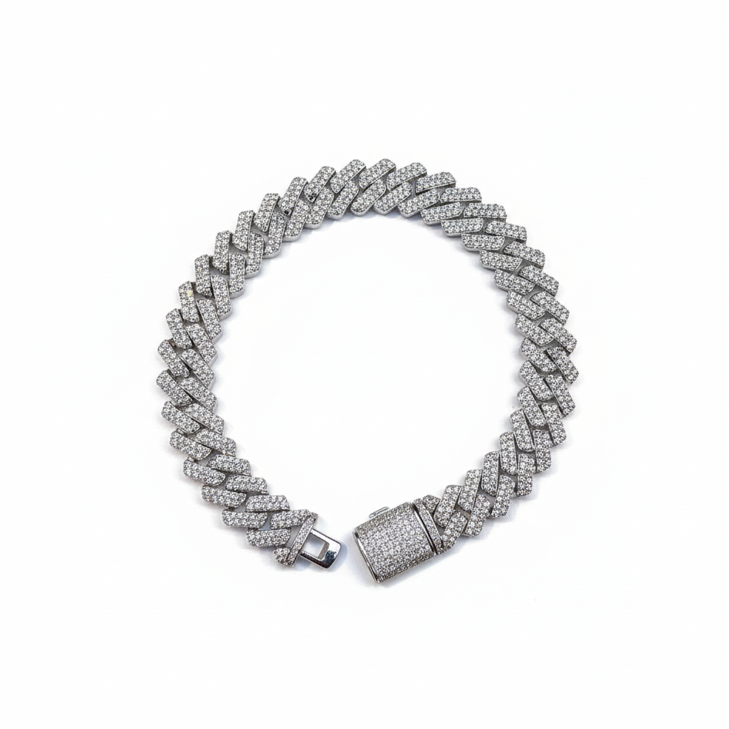 Iced Out Men's Cuban Link Bracelet