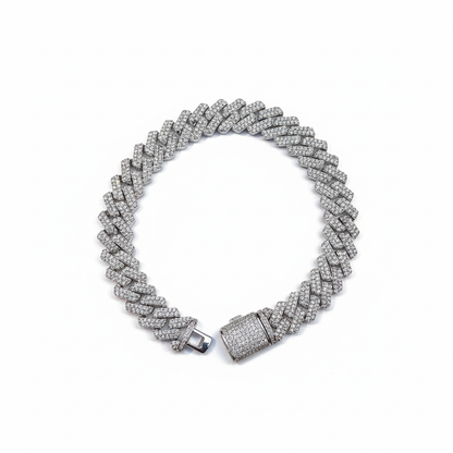 Iced Out Men's Cuban Link Bracelet