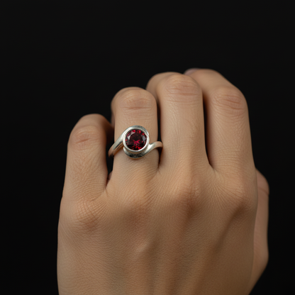 Red gem Ring