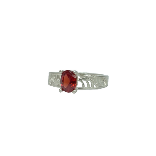 Ruby Solitaire Ring
