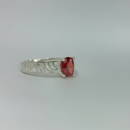 Ruby Solitaire Ring
