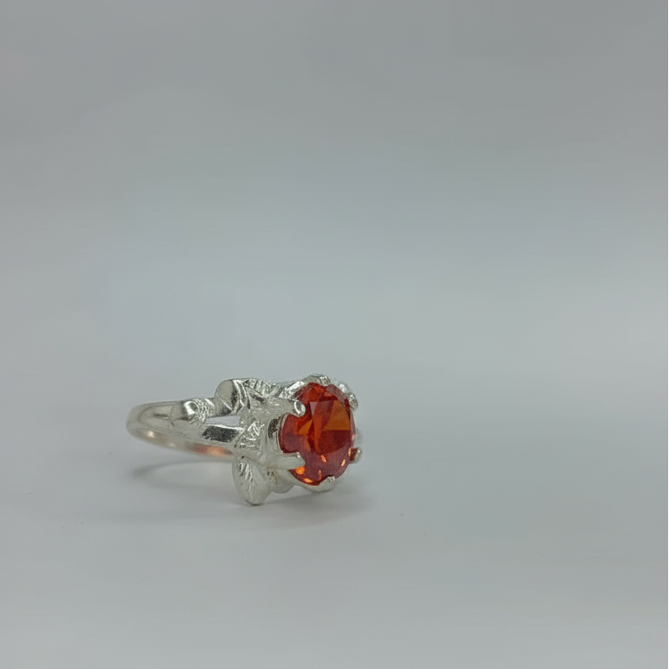 Floral Red ring