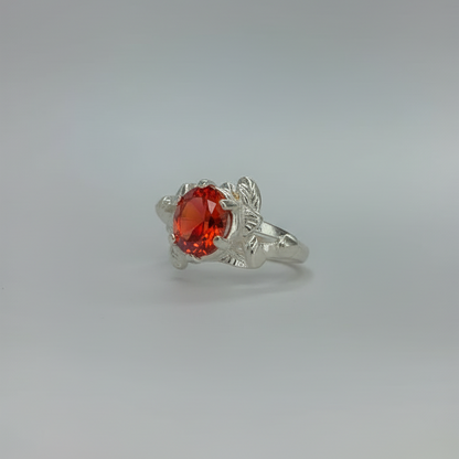 Floral Red ring