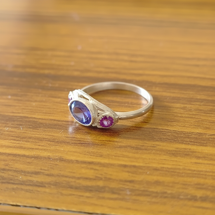 Royal Blue Toe Rings