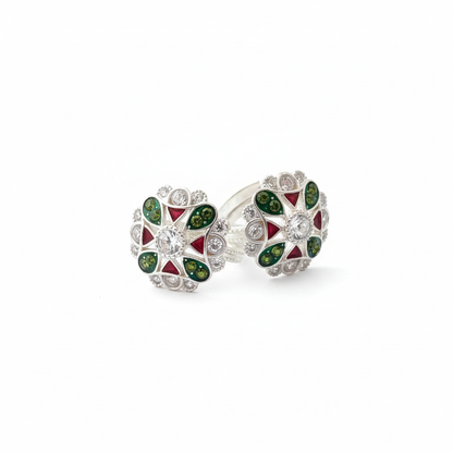 Kundan Stone Toe Rings