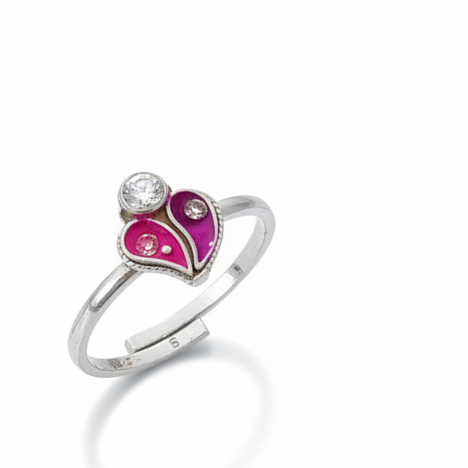 Heart Toe Rings