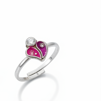 Heart Toe Rings