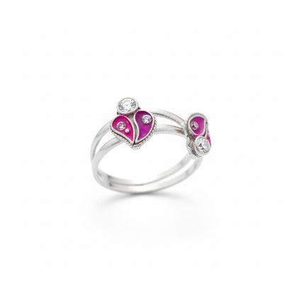 Heart Toe Rings