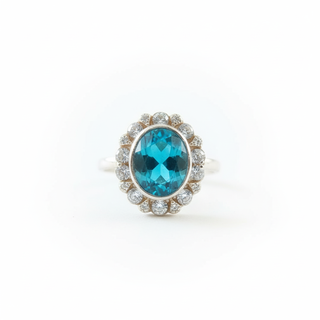 Ocean Blue Toe Rings
